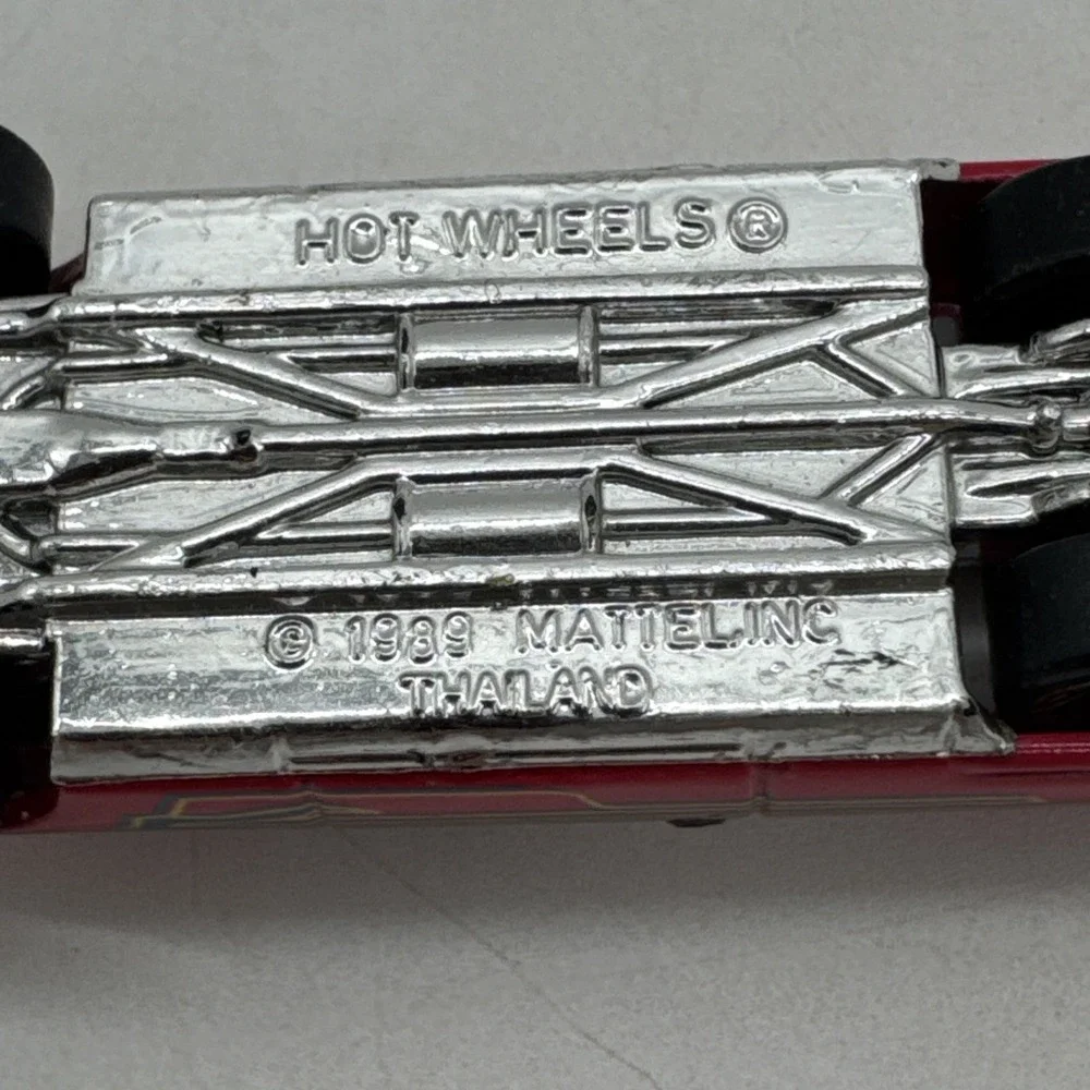 Hot Wheels '59 Cadillac Convertible Red 1989 Mattel